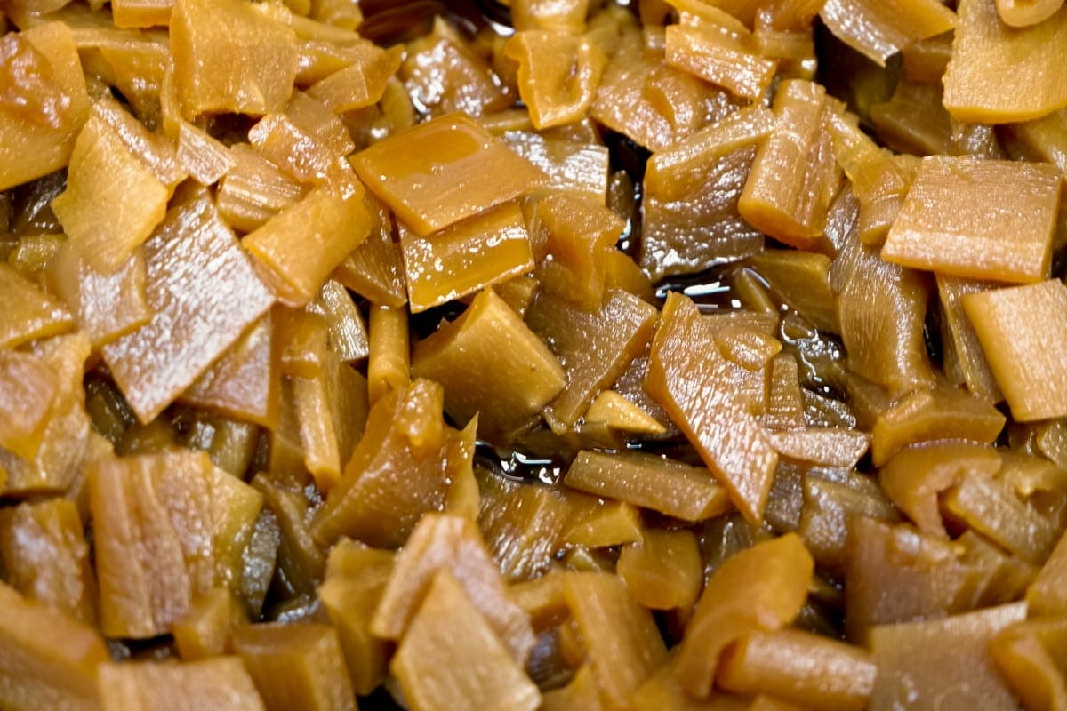 Marinated Kanpyo (Sweet Gourd)